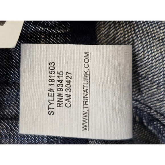 TRINA‎ TURK Women's XL Linen Blend Stretch Waist Pull On Capri Cropped Pants - Picture 7 of 7